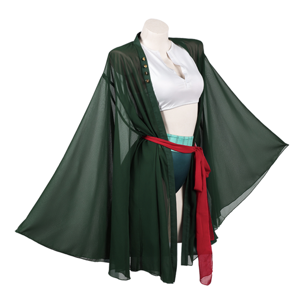 Anime Zoro Cosplay Female - Costume Cosplay Roronoa Zoro Femminile, Costume