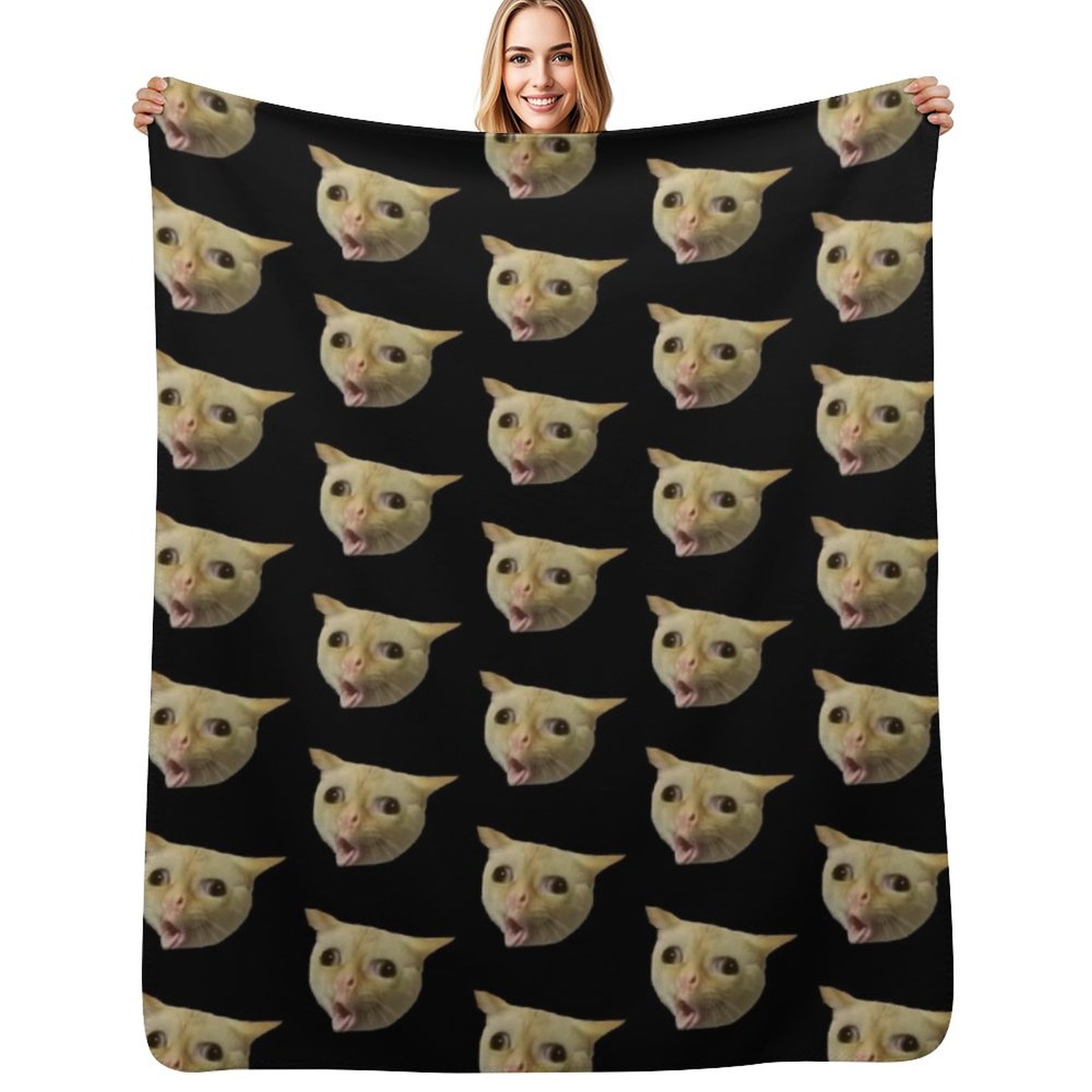 Anime Cosplay Meme - Coperta plaid di lusso con meme