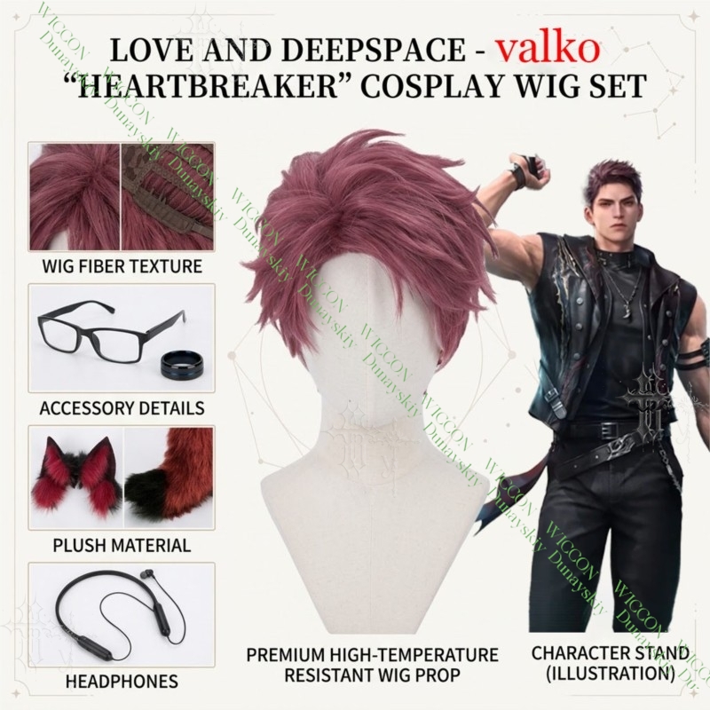 Anime Cosplay Glasses - Set Cosplay Valko di Love And
