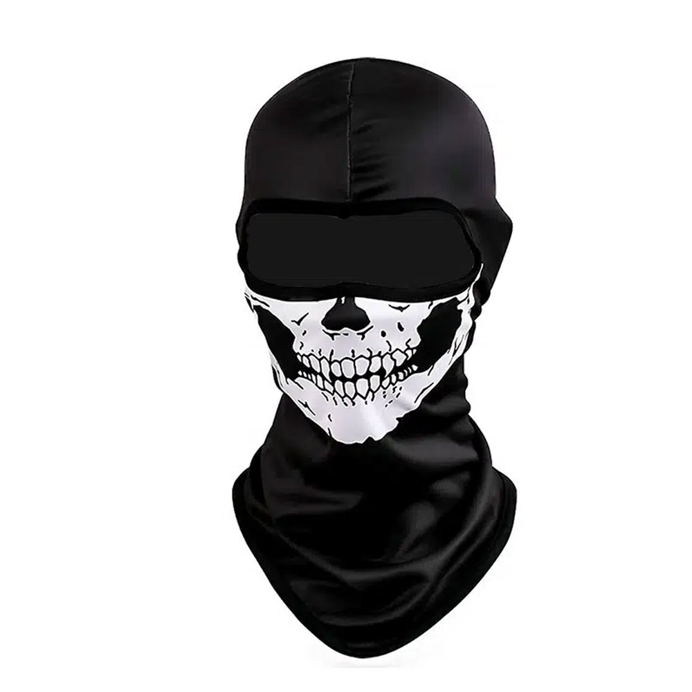 Anime Cosplay Mask - Passamontagna con stampa teschio di Halloween