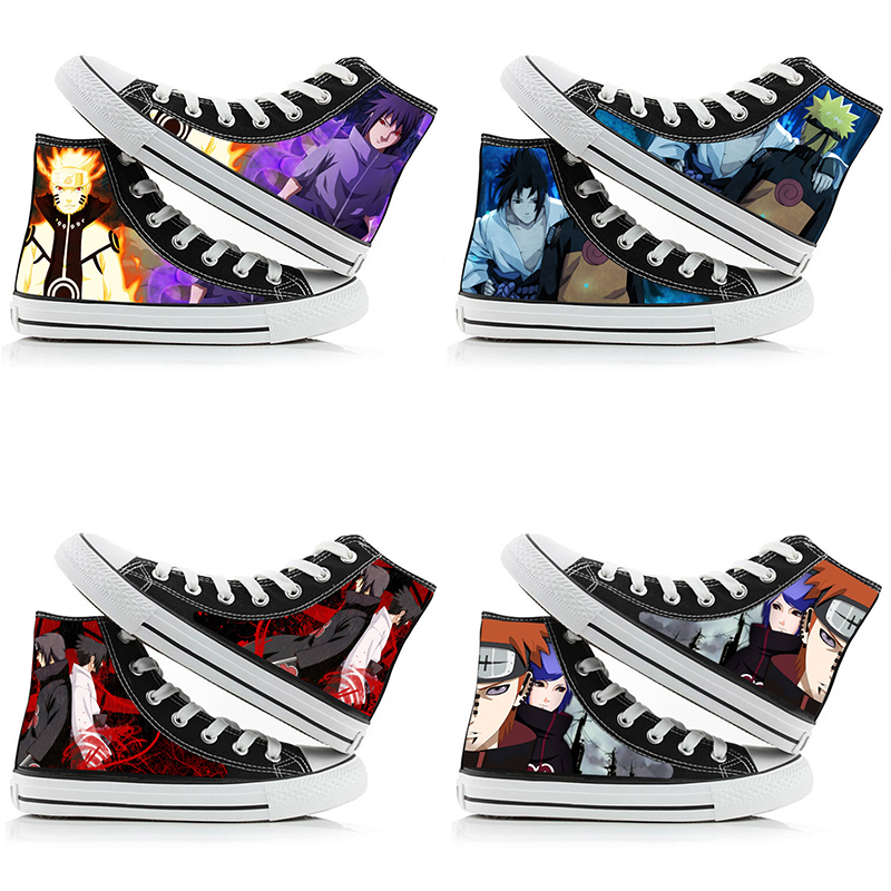 Anime Cosplay Couples Ideas - Scarpe di tela alte Naruto Uzumaki