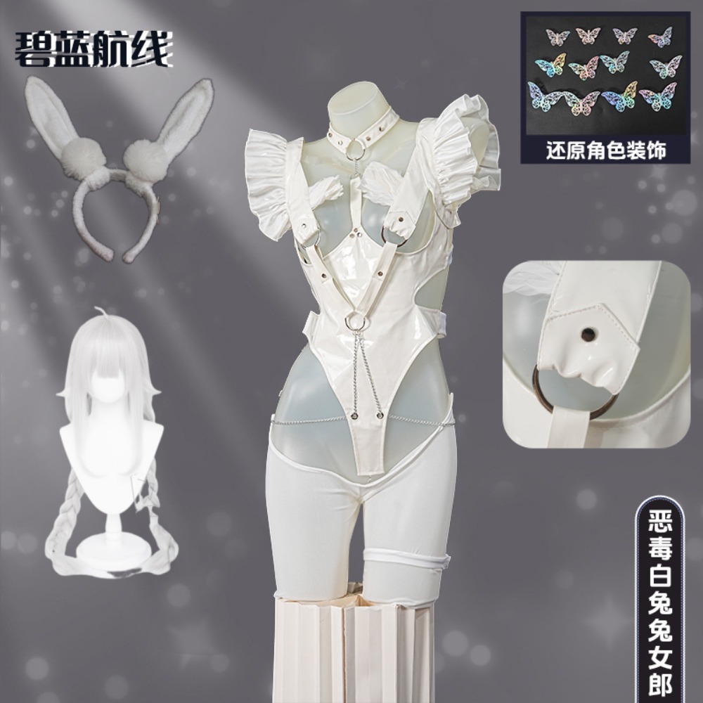 Cosplay Anime Bunny Girl - Costume Cosplay Azur Lane Le Malin