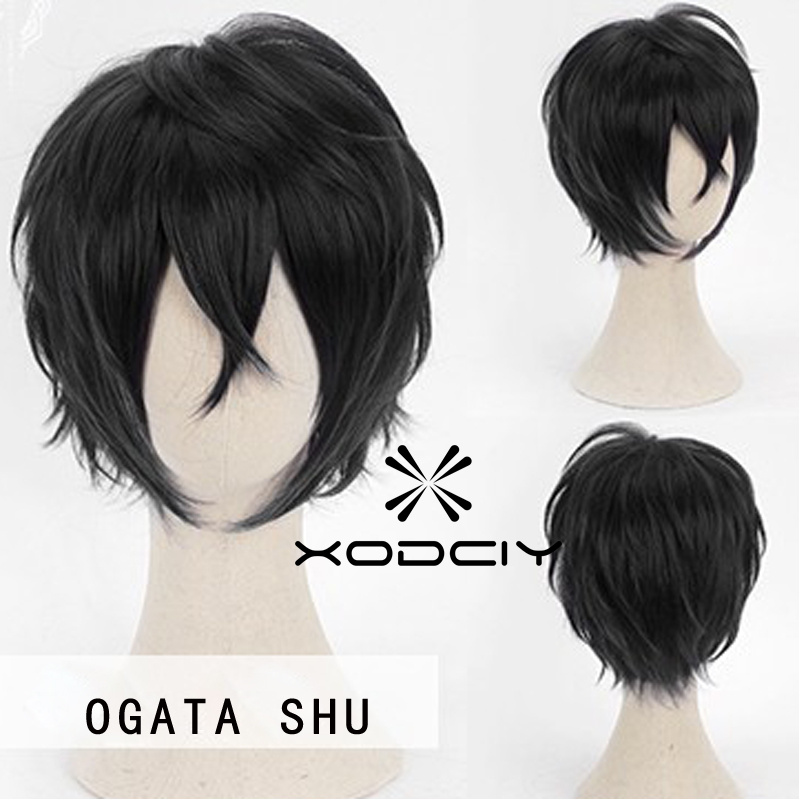 Anime Cosplay Kiss - Engage Kiss Ogata Shu parrucche nere