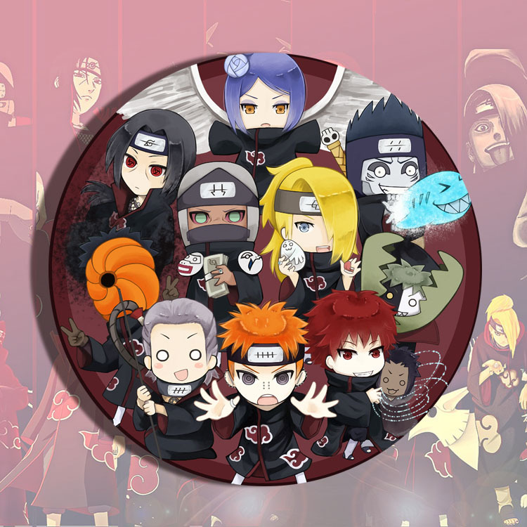Anime Cosplay Naruto - Spilla Distintivo Anime Naruto Sasuke Itachi