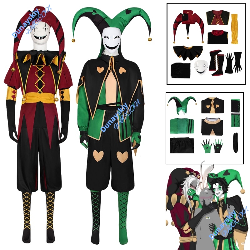 Anime And Cosplay Expo 2025 - Costume da Clown Pierrot da Uomo