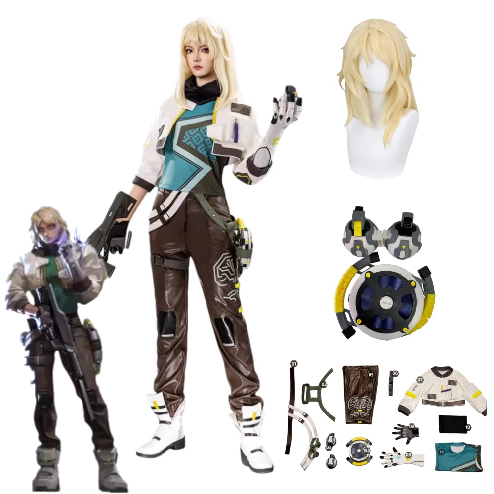 Women Anime Cosplay - Costume Cosplay Deadlock VALORANT, Abiti e