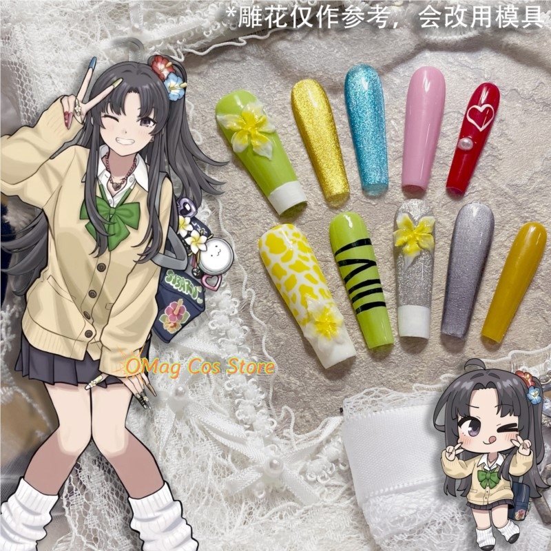 Anime Cosplay Eyes - Unghie Finte Press-On Girls Band Cry