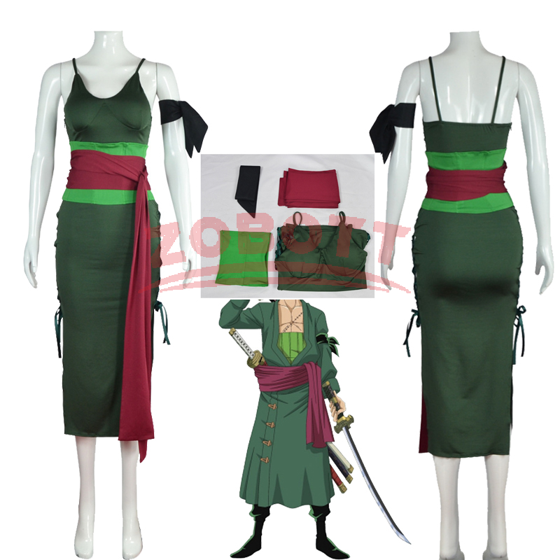 Anime Zoro Cosplay Female - Costume Cosplay Anime Roronoa Zoro, Abito