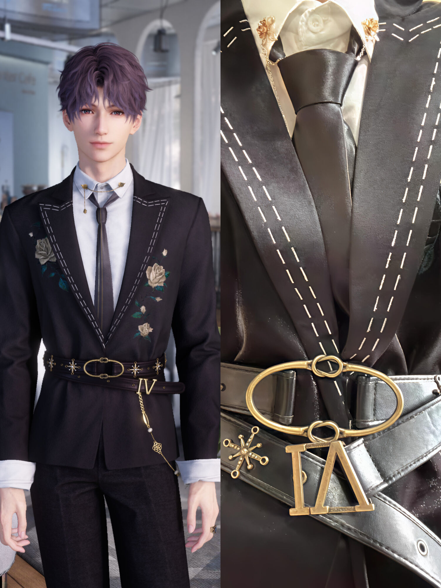 Anime Cosplay Kiss - New Love And Deepspace Rafayel Qi