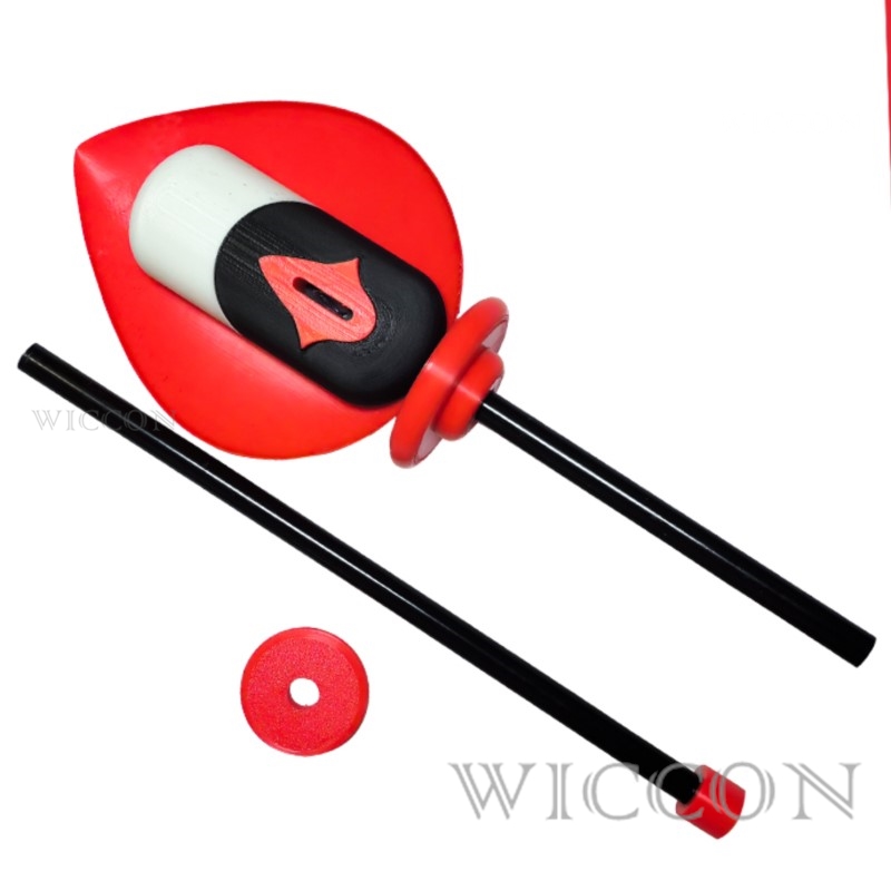 Anime Cosplay Glasses - Accessori per Cosplay di Alastor: Microfono,
