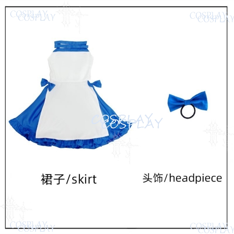 Zenos Anime Cosplay - Costume Completo Blu per Halloween, Abito