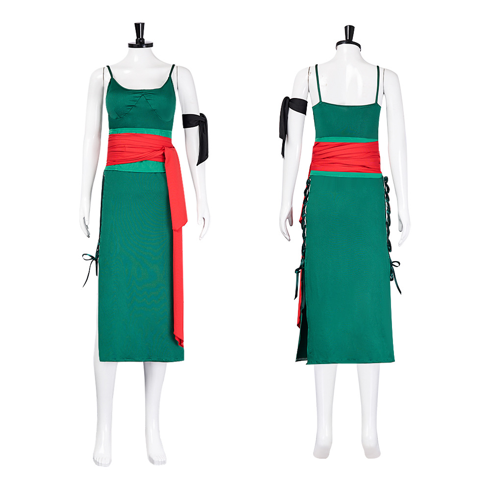 Anime Zoro Cosplay Female - Costume Cosplay Rule 63: Abito Femminile