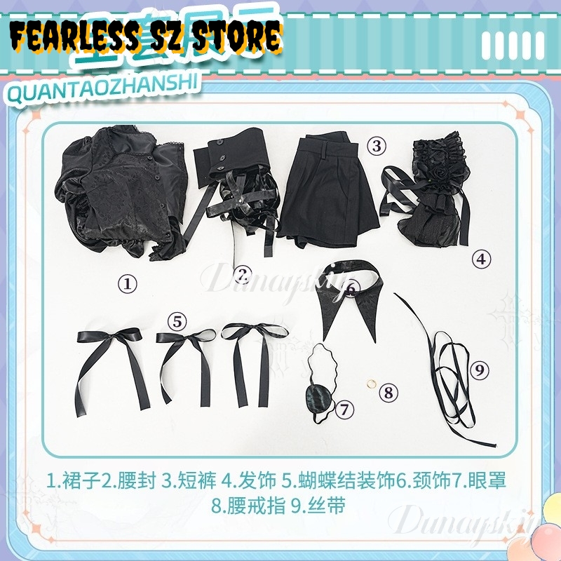 Vestito Gotico da Ragazza per  - Anime Cosplay Black Girl recensione e prezzo