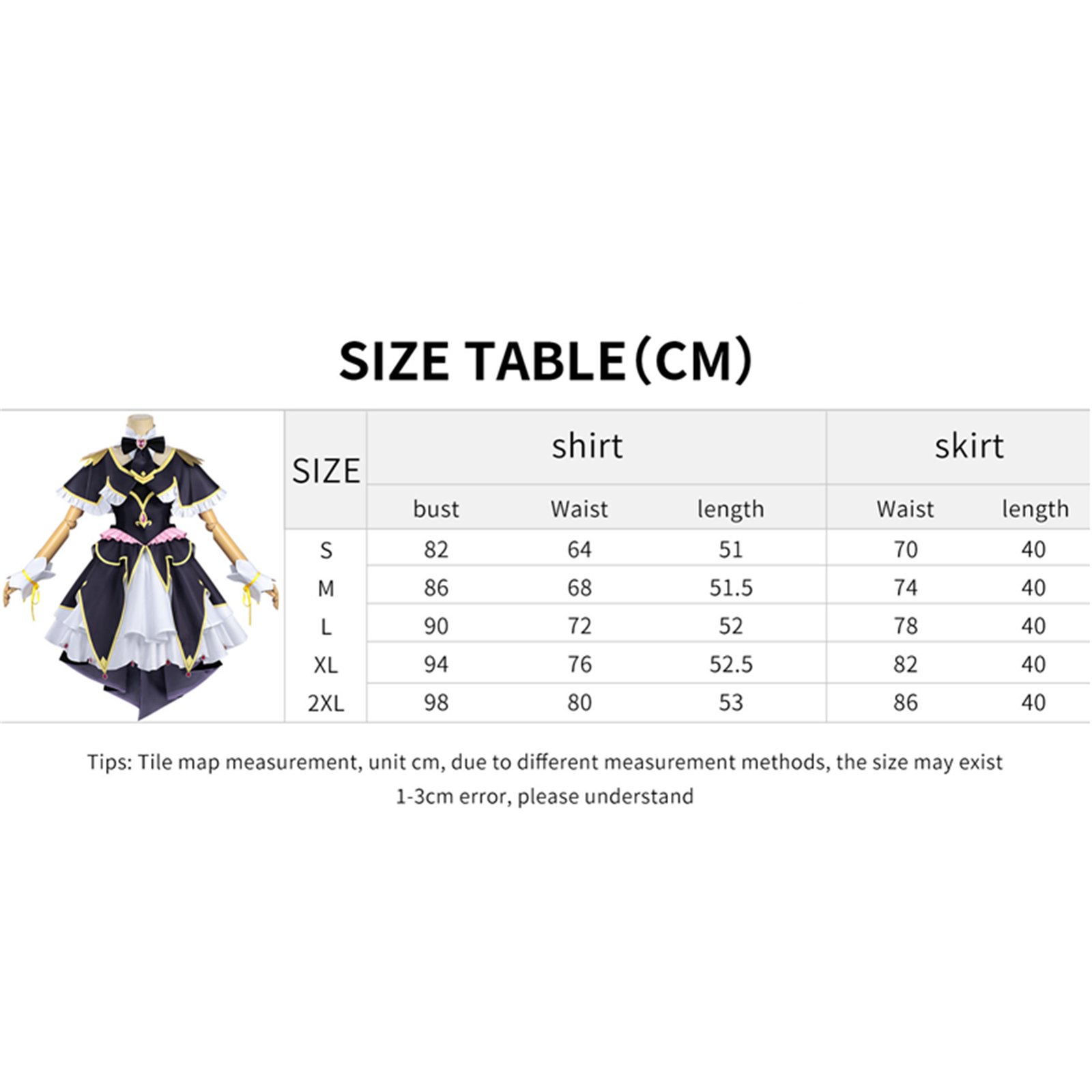 Costume Cosplay di Moria Ruruk - Anime Cosplay Black Girl recensione e prezzo