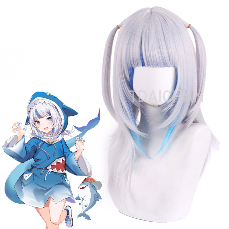 2025 Gawr Gura Parrucca Cospla - Anime Cosplay Event 2025 recensione e prezzo