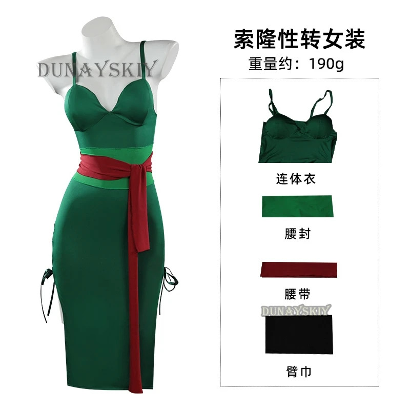Anime Roronoa Zoro Costume Cos - Anime Zoro Cosplay Female recensione e prezzo