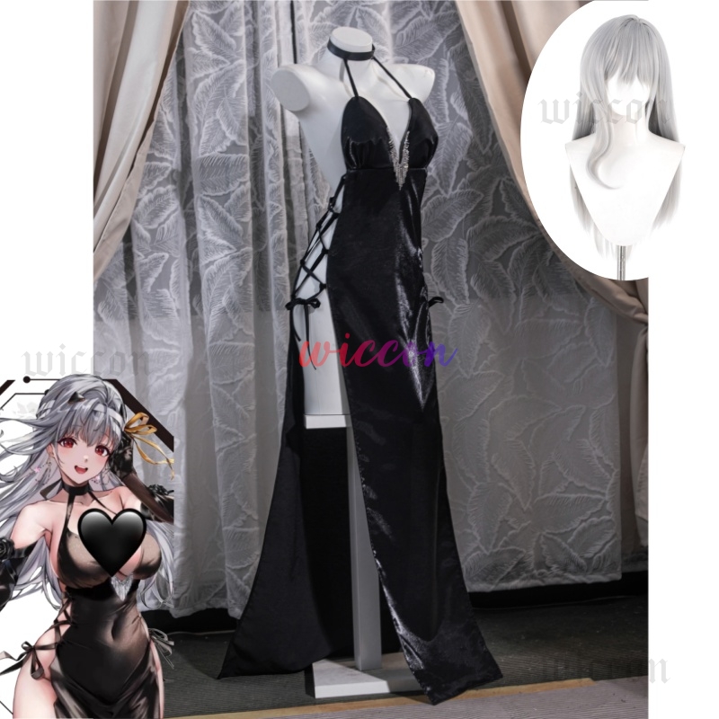 Modernia Cosplay Abito nero ad - Anime Cosplay Black Girl recensione e prezzo