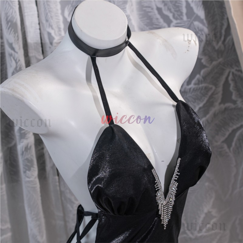 Modernia Cosplay Abito nero ad - Anime Cosplay Black Girl recensione e prezzo