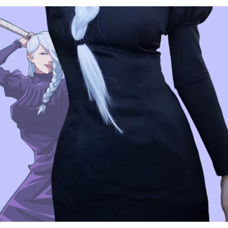 Anime Meimei Jujutsu Costume C - Anime Cosplay Black Girl recensione e prezzo