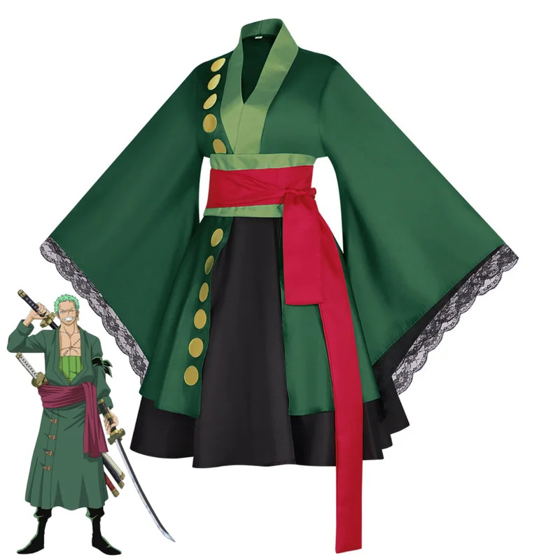 2025 aaa Anime Roronoa Zoro Co - Anime Zoro Cosplay Female recensione e prezzo