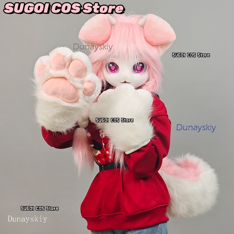 aBcSCS*Fursuit Head Kigurumi M - Anime Cosplay Mask recensione e prezzo