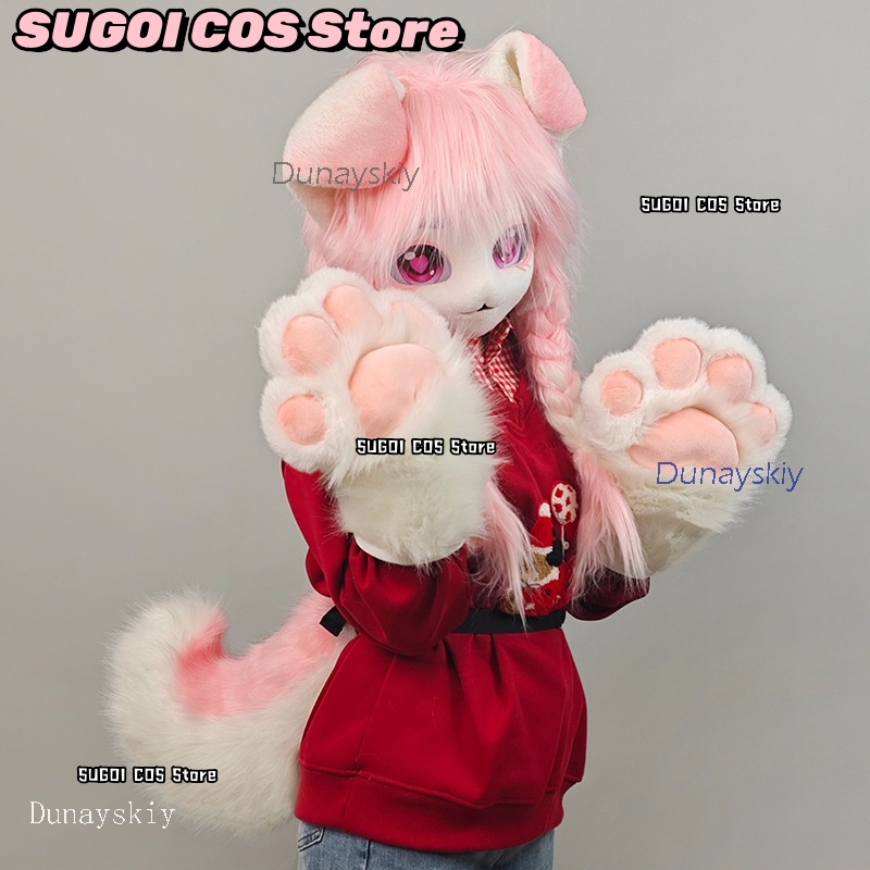 aBcSCS*Fursuit Head Kigurumi M - Anime Cosplay Mask recensione e prezzo