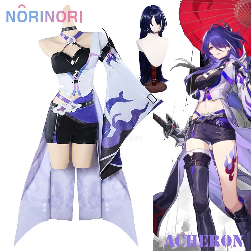 2025 Acheron Costume Parrucca  - Anime Cosplay Event 2025 recensione e prezzo