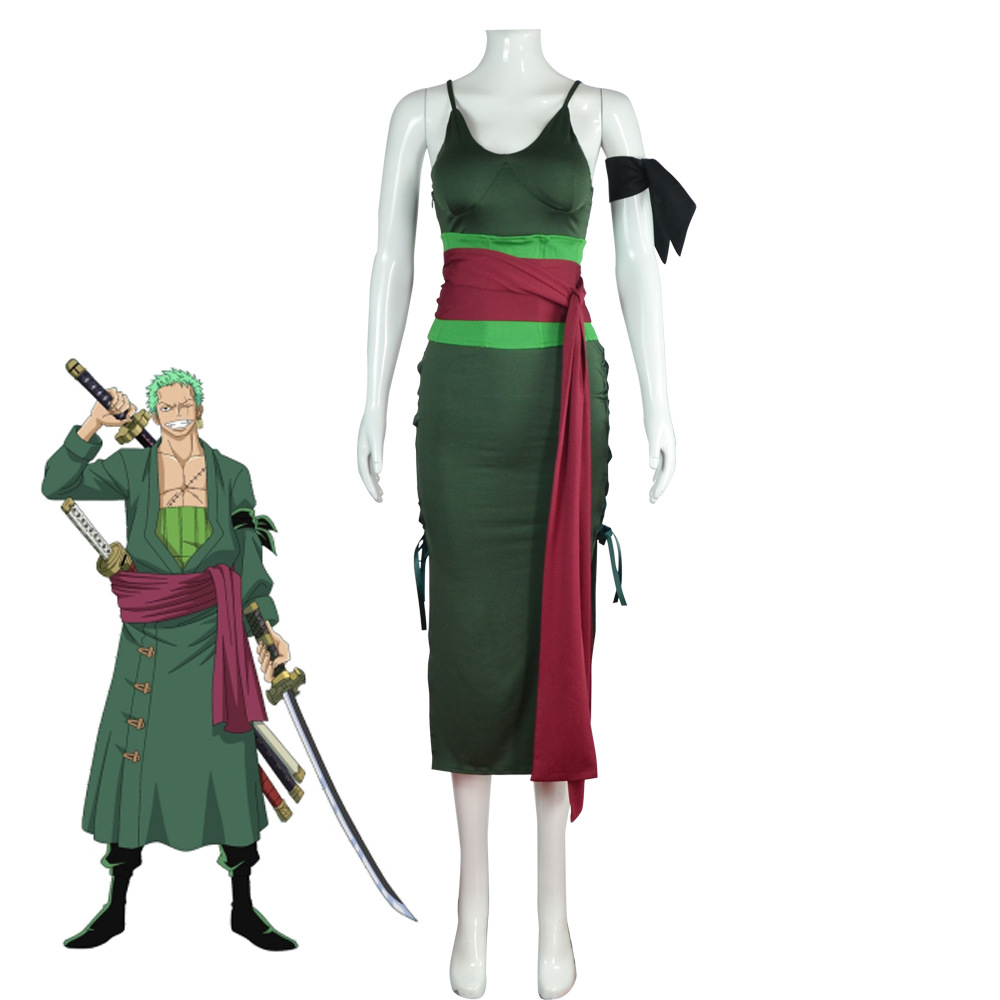 Costume Cosplay Anime Roronoa  - Anime Zoro Cosplay Female recensione e prezzo